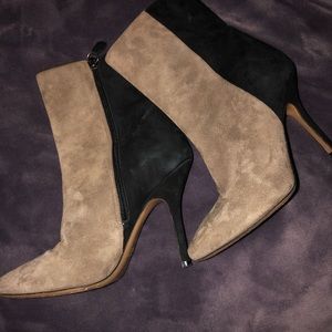 Marvin K leather heel boots